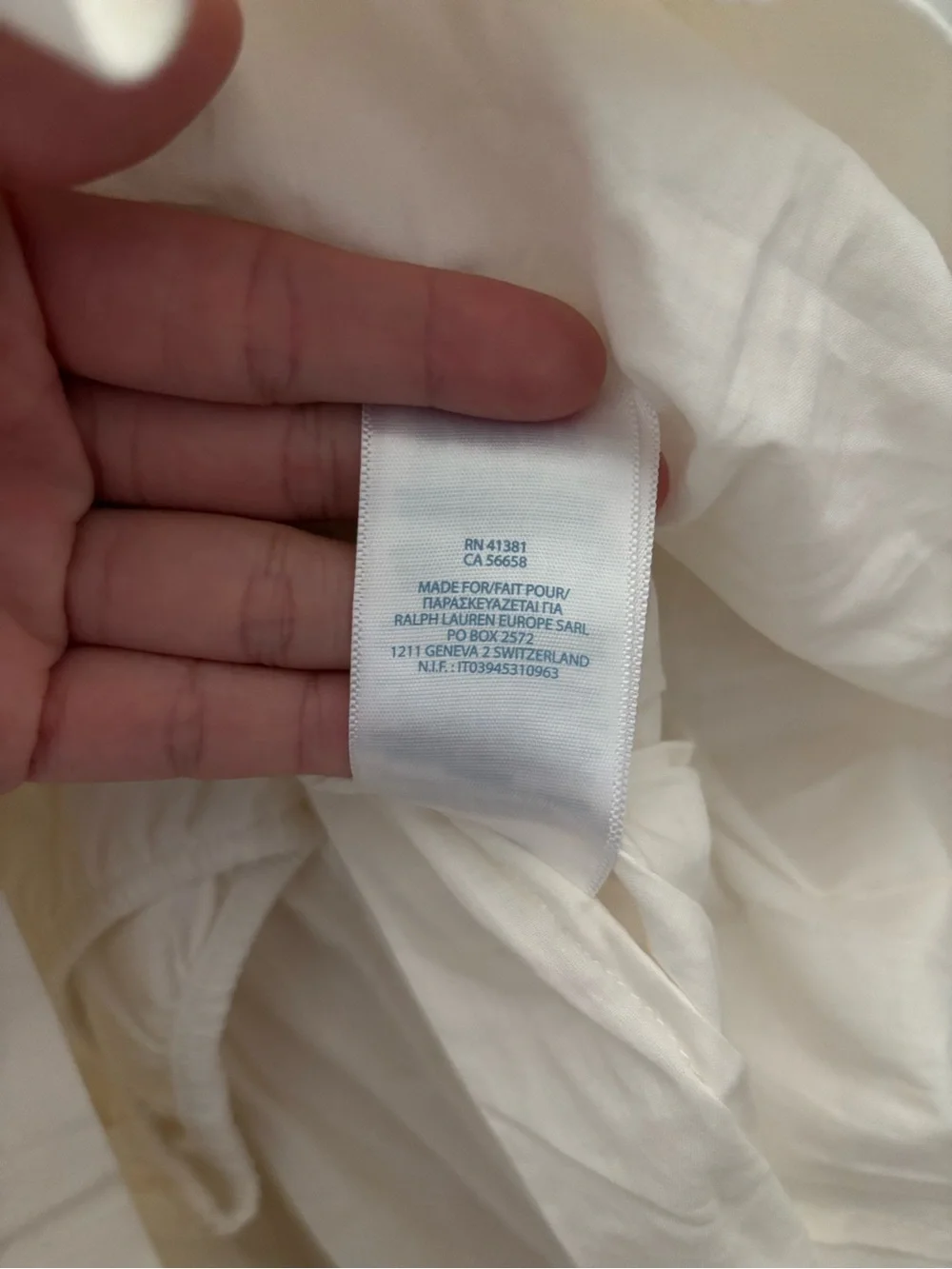 Ralph Lauren Ivory Smocked Puff Sleeve Dress
